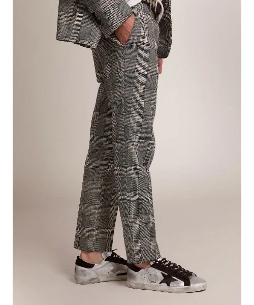 Мужские кроссовки GOLDEN GOOSE Super-Star из кожи и замши серебряные — фото 3