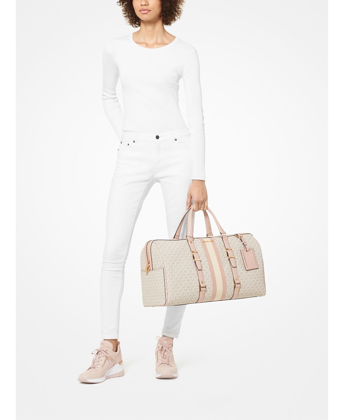 

Очень большая сумка выходного дня с логотипом Bedford Travel Michael Kors