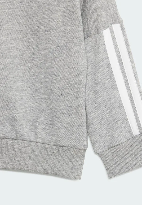 Детский спортивный костюм с тремя полосками, размер 240. Adidas Performance, Medium Grey Heather White — фото 4
