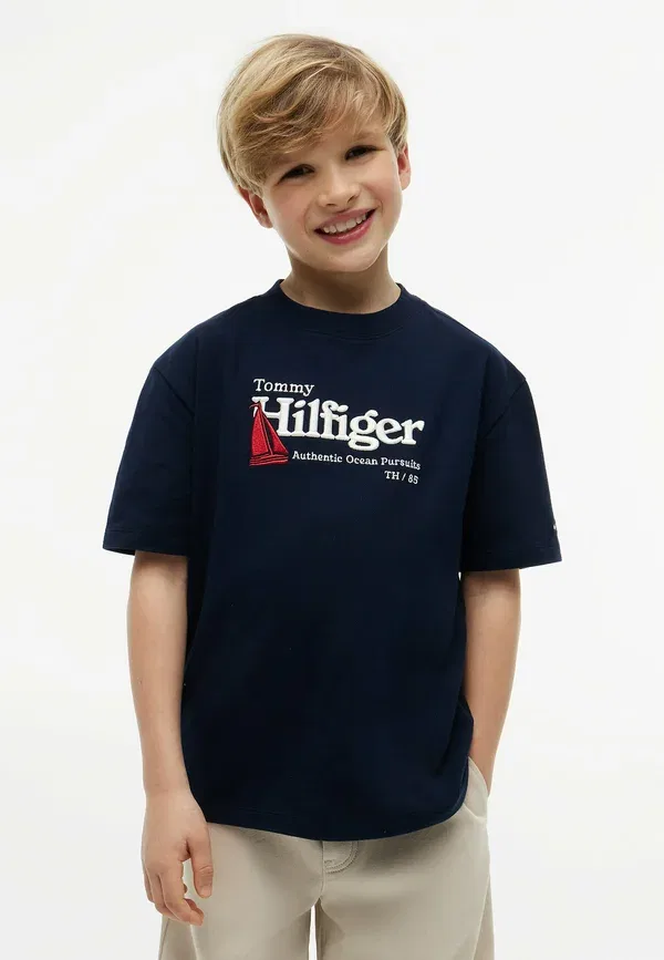 Футболка принтованная Tommy Hilfiger, темно-синий — фото 2