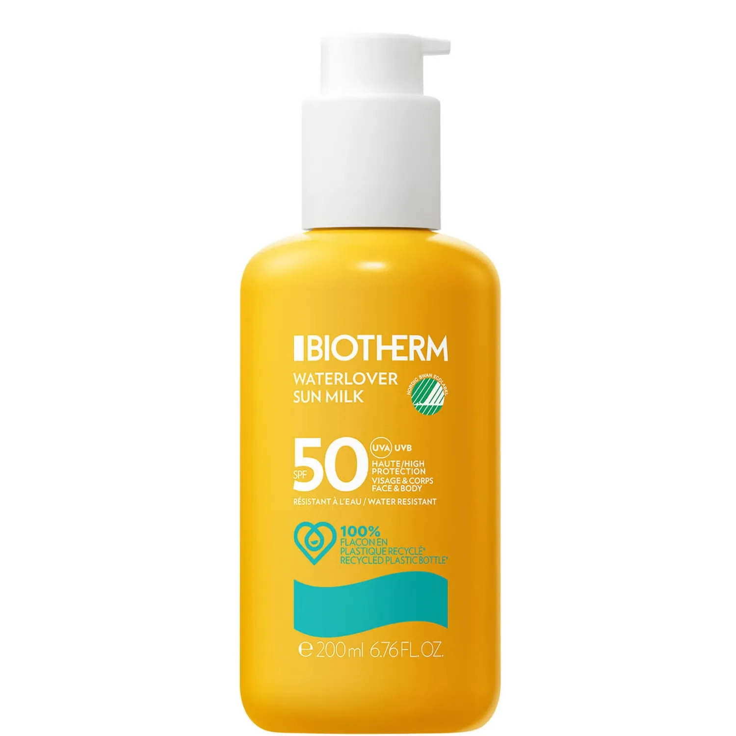 

Солнечное молочко Waterlover SPF50 200 мл Biotherm