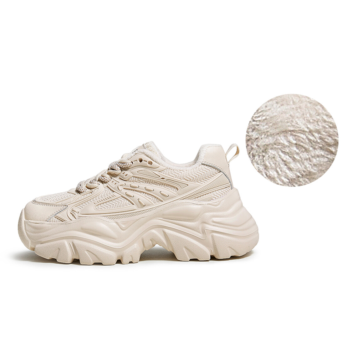 

Кроссовки CAMEL Chunky Sneakers Women's Low-top, цвет Apricot