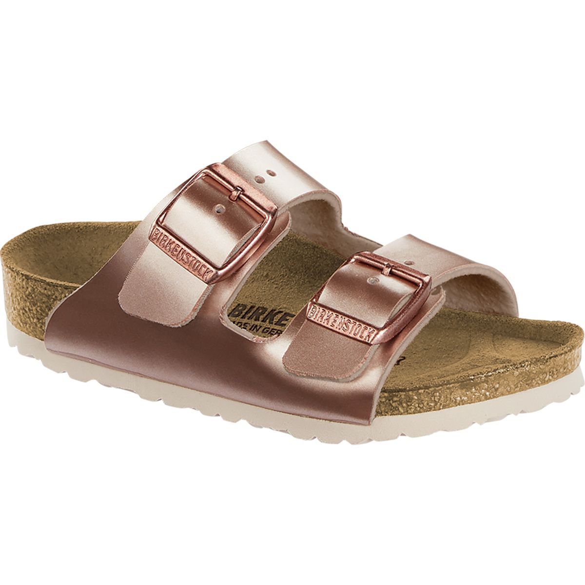 

Сандалии Arizona Metallic Birkenstock, цвет electric metallic copper birko flor