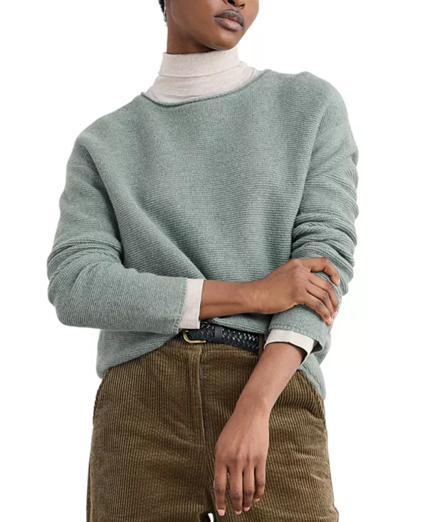 

Женский свитер с длинными рукавами и фруктовым принтом Seasalt Cornwall, зеленый