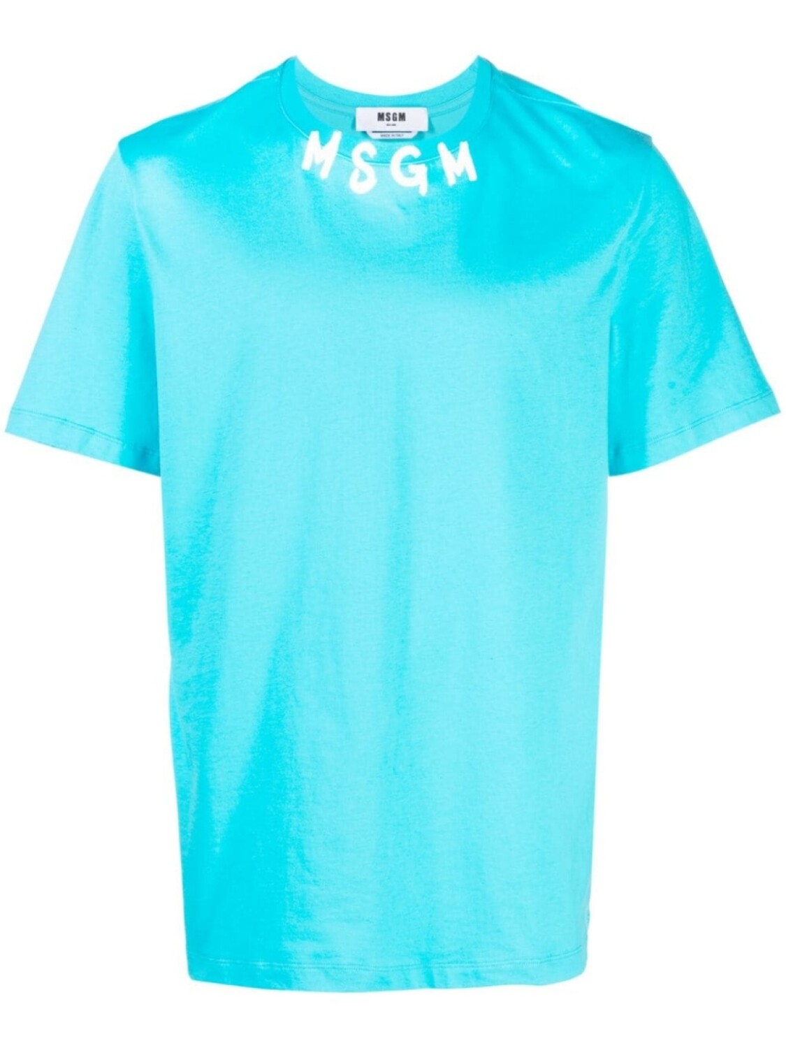 

MSGM футболка с логотипом, синий