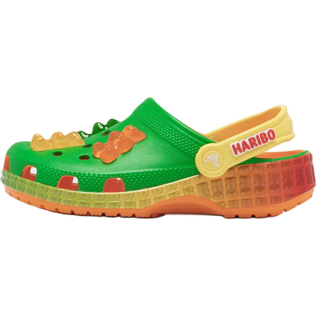 

Crocs Классические клоги антискользящие износостойкие низкие детские сандалии green kids