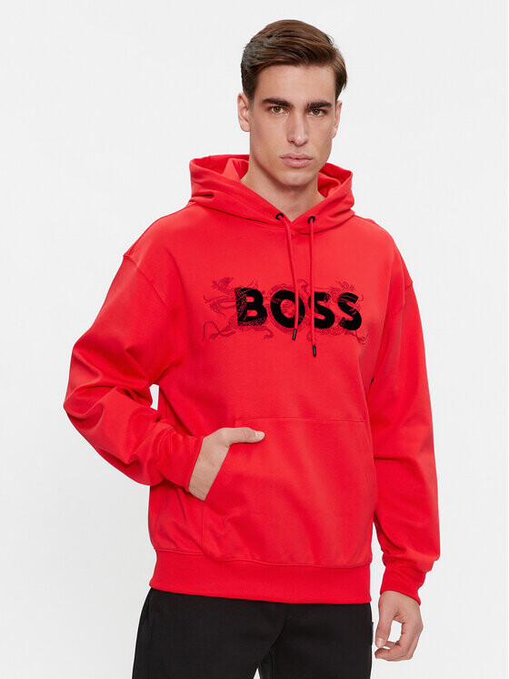 

Толстовка обычного кроя Boss, красный