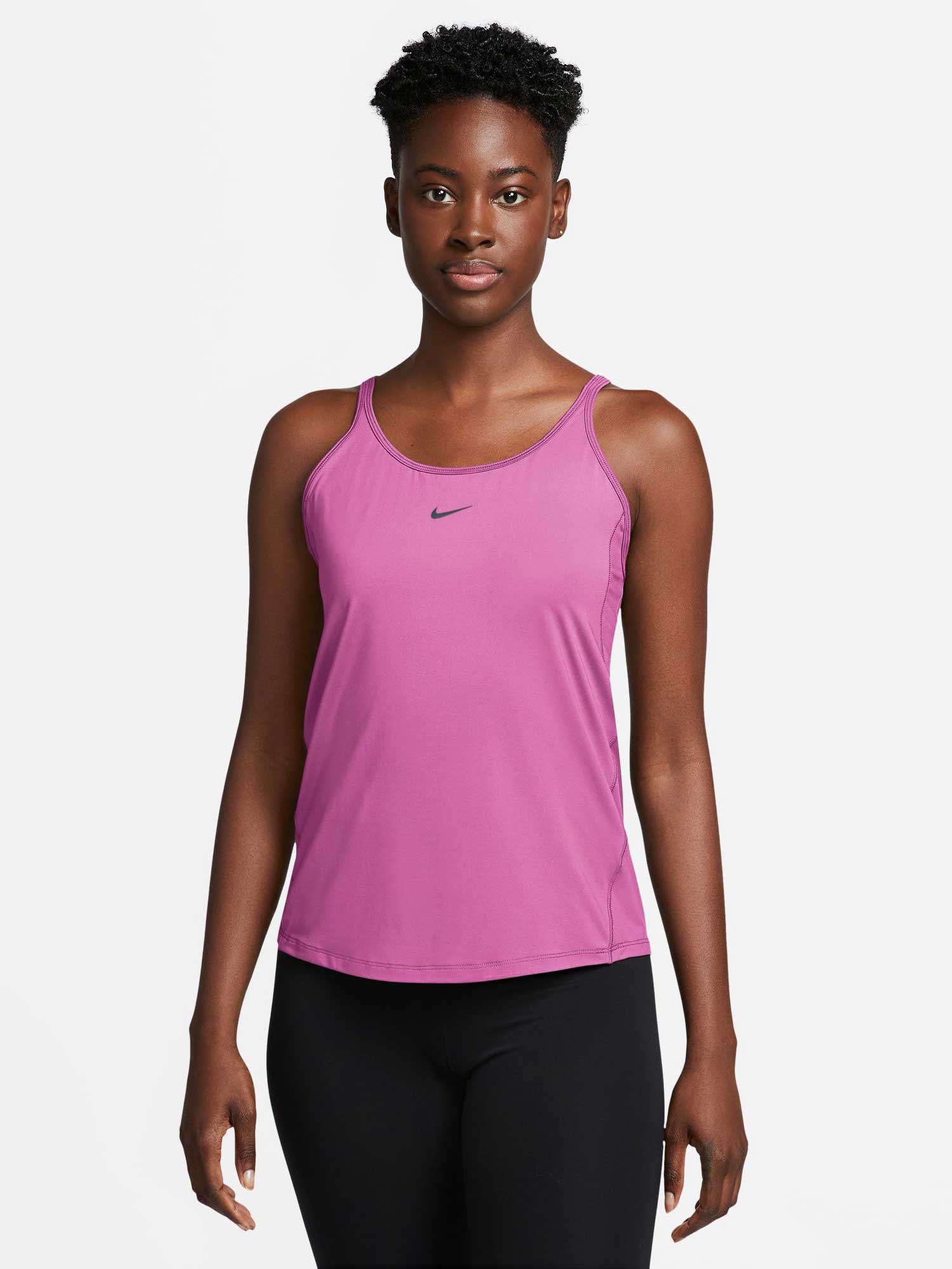 

Майка Nike W NK ONE CLASSIC DF STRPY TANK, розовый