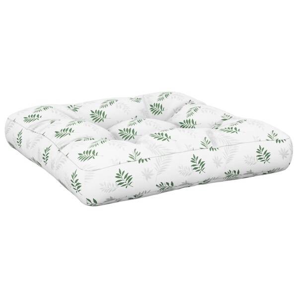 

Подушка на сиденье vidaXL 3005779-1, 58x10x58 см, зеленый/белый