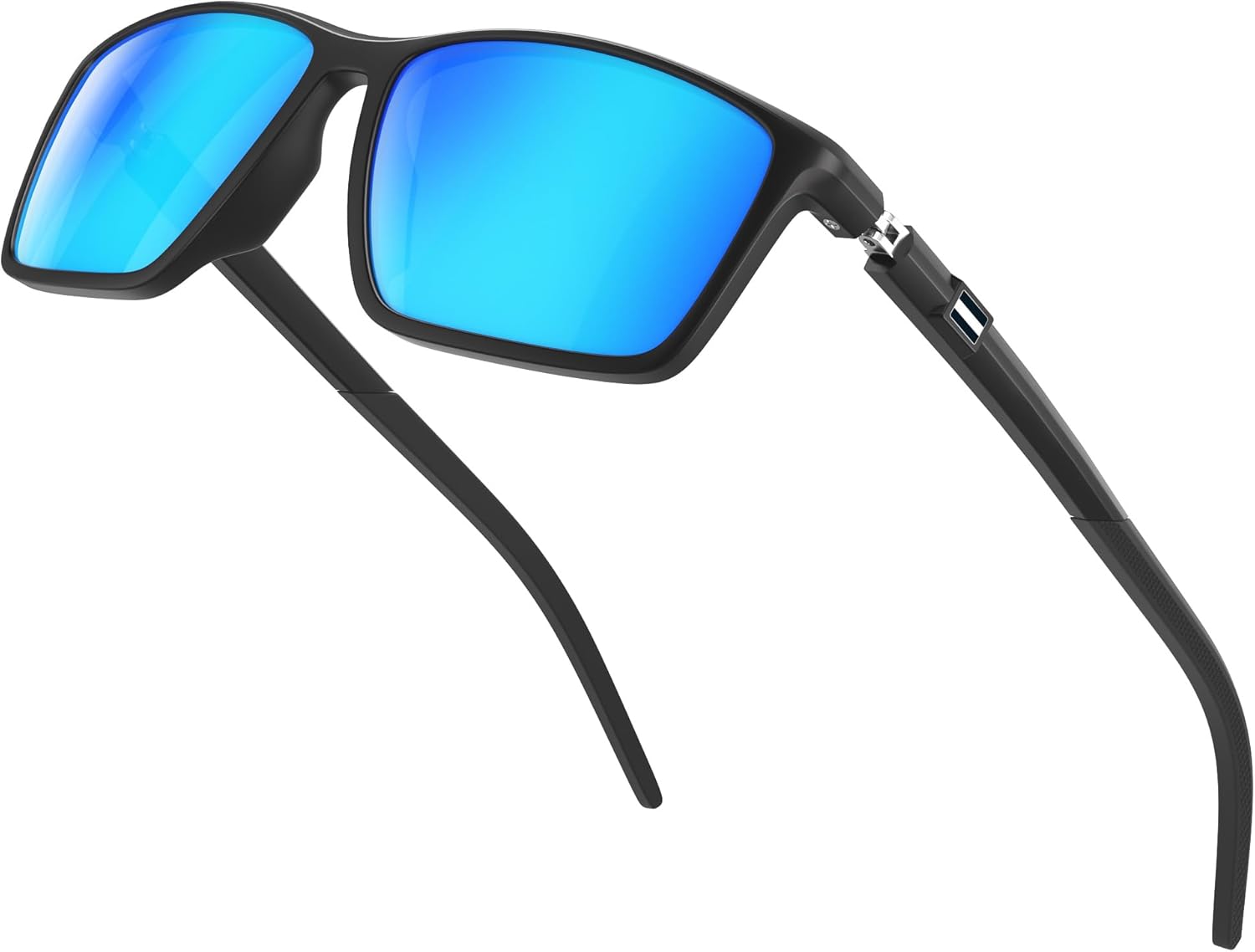 

Поляризованные солнцезащитные очки для мужчин - легкие солнцезащитные очки из материала TR90 с защитой от УФ-излучения UV400 для вождения, рыбалки, гольфа kunqun, A02-ice Blue