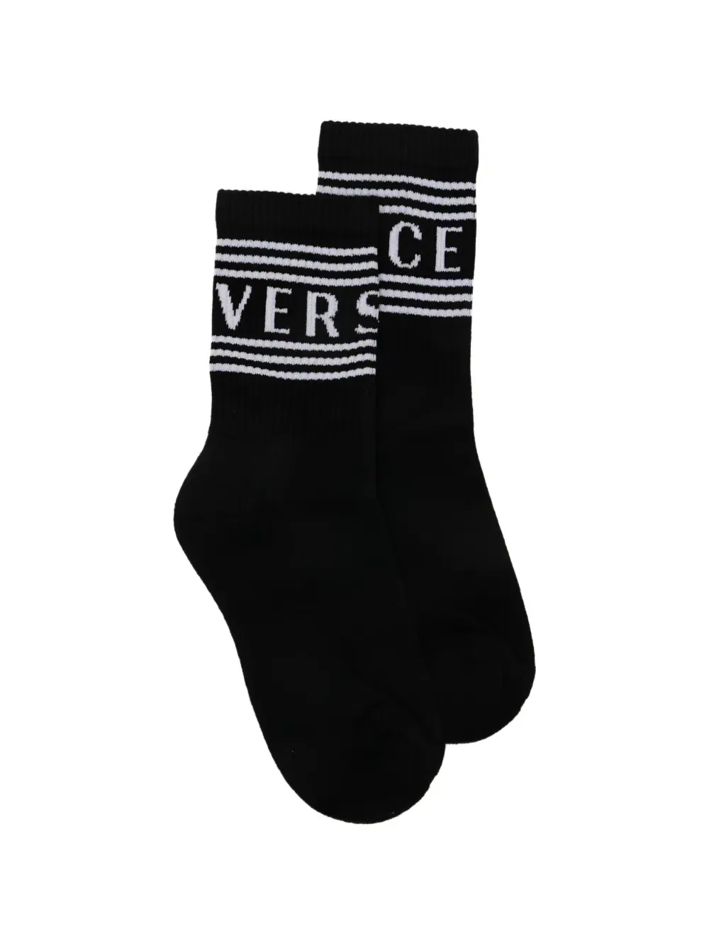 Носки Жакар Versace Kids, черный