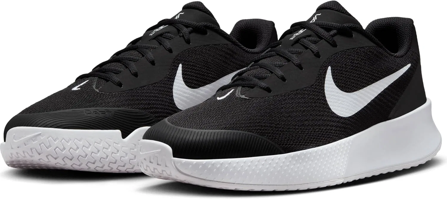 Мужские теннисные кроссовки Nike Vapor Lite 3 Hard Courts, Black White — фото 2