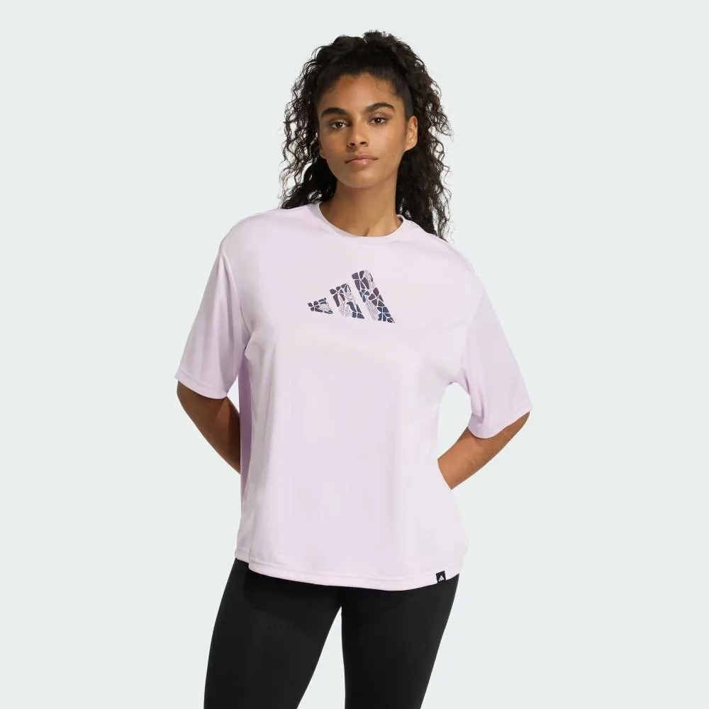 Футболка Soft Side с графическим принтом Adidas, purple