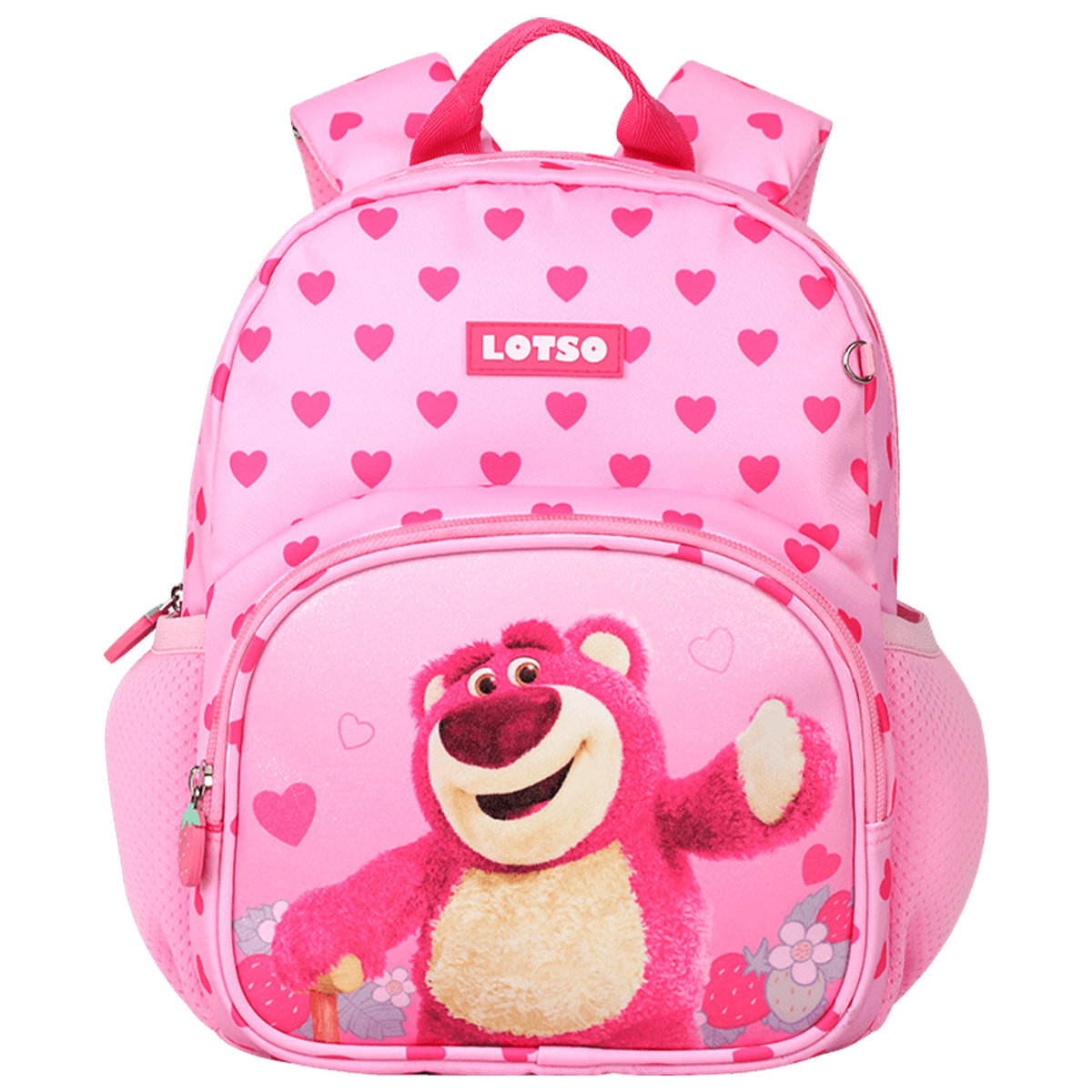 

Disney Полиэстеровый детский рюкзак с полиуретановым покрытием Розовый и черный, Lotso