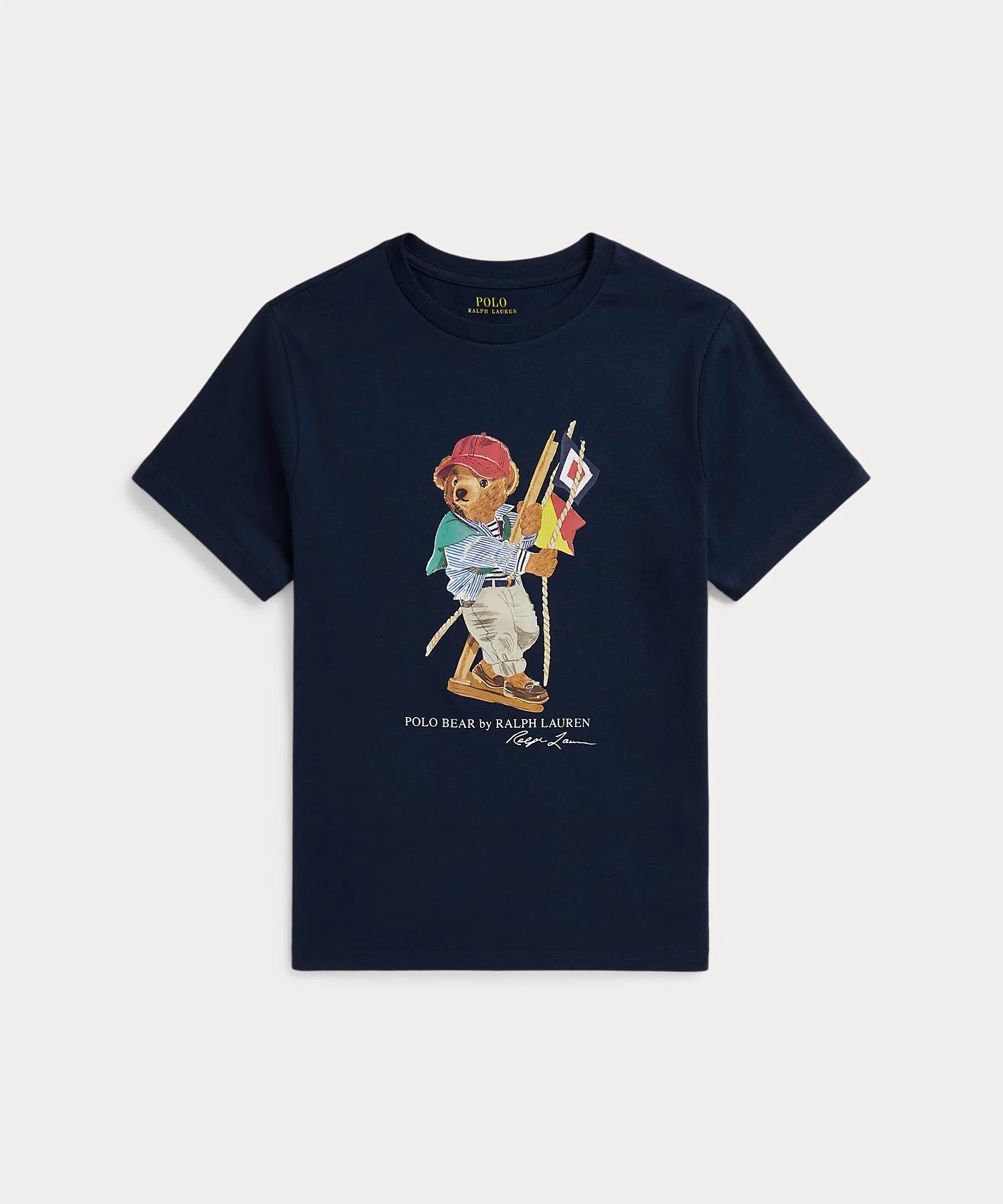 Детская футболка Polo Ralph Lauren с коротким рукавом и принтом