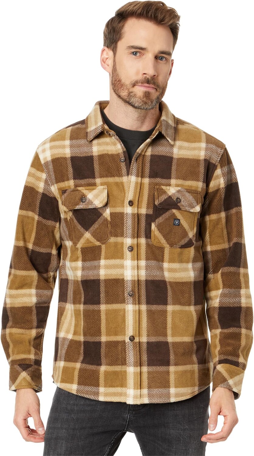

Лонгслив VISSLA Eco-Zy Long Sleeve Polar Flannel, цвет Java