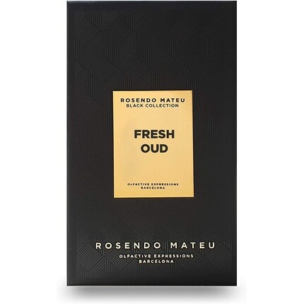 Rosendo Mateu Olfactive Expressions Barcelona Black Collection Fresh Oud Eau De Parfum 100ml — фото 2