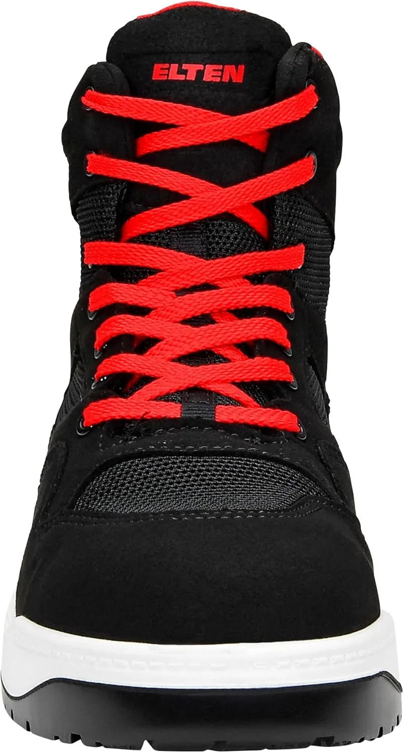 Защитные ботинки ELTEN Lakers Black Mid ESD S1PS для мужчин и женщин, текстиль, пластиковый носок (легче стального), легкие, спортивные — фото 4