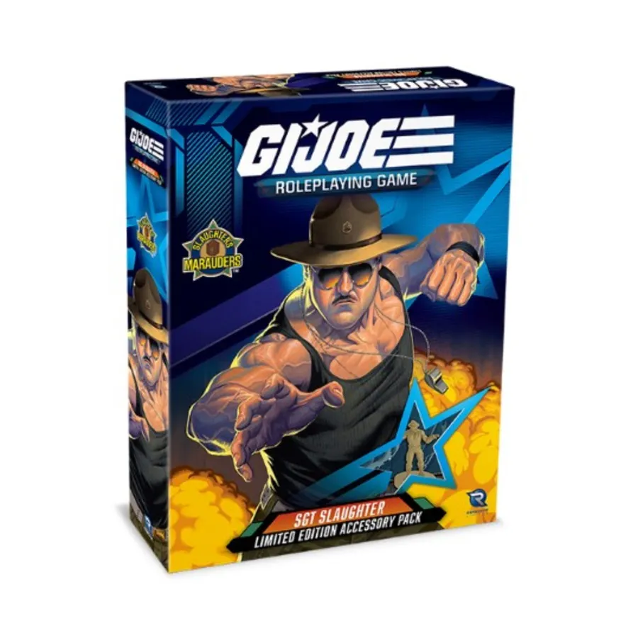 

Бокс-сет миниатюр G.I. JOE RPG - Sgt. Slaughter Accessory Pack (Limited Edition), G.I. Joe Role Playing Game