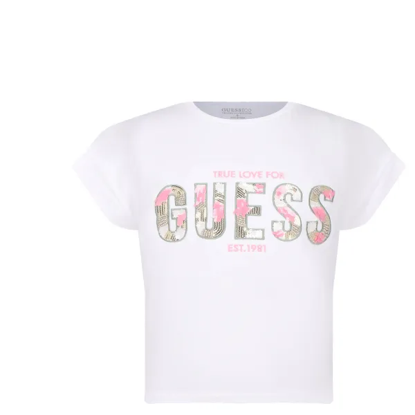 

Футболка стандартного кроя Guess, белый