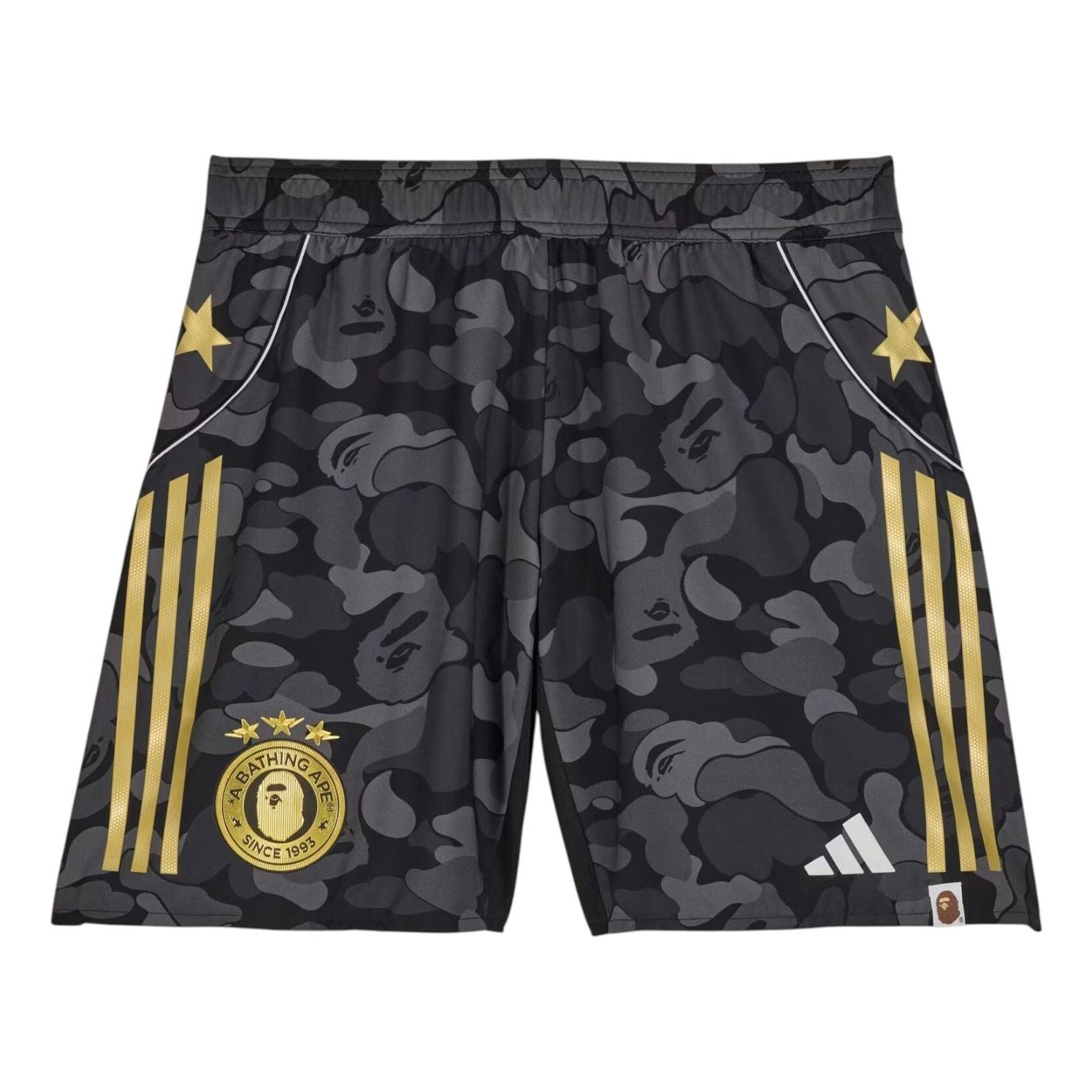 

Шорты adidas x BAPE FB Slim-Fit Shorts 'Black Grey'