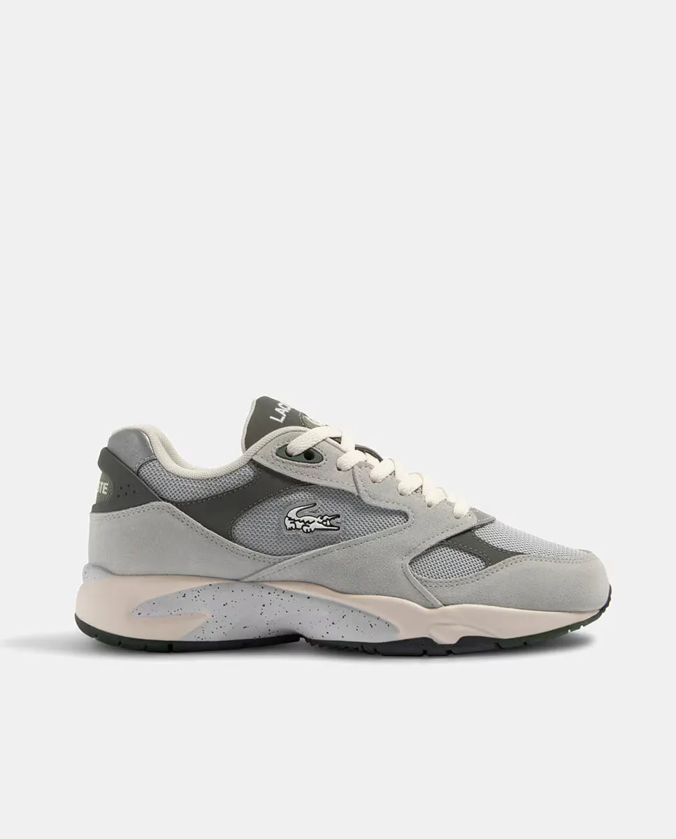 

Мужские кроссовки Storm 96 Vintage из кожи с эффектом кашемира Lacoste, серый