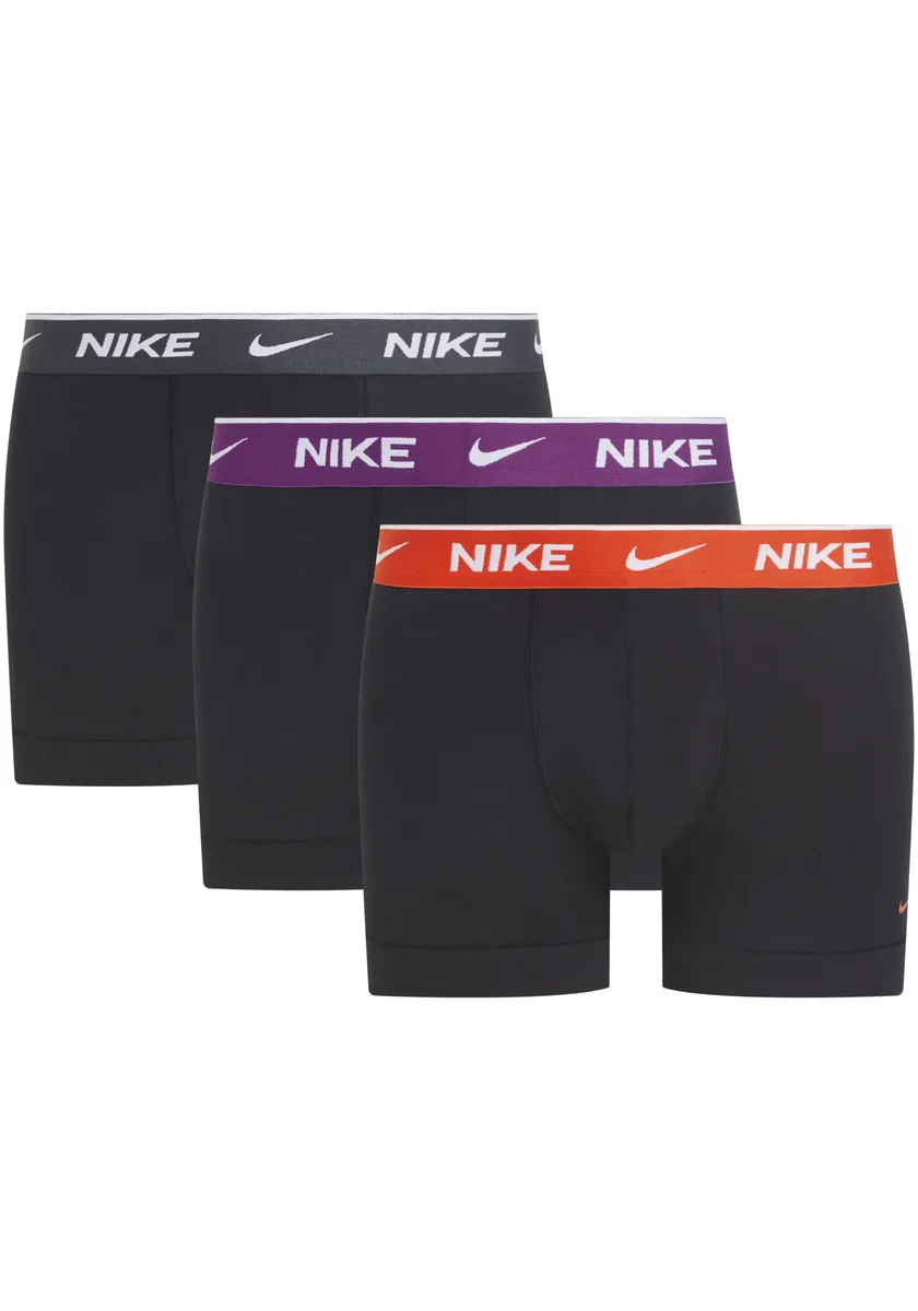 

Сумки для нижнего белья NIKE (3 шт. в упаковке, 3 шт. в упаковке), с фирменной этикеткой Nike Underwear, цвет Vtch/Anthrct/Tm Orng Wb