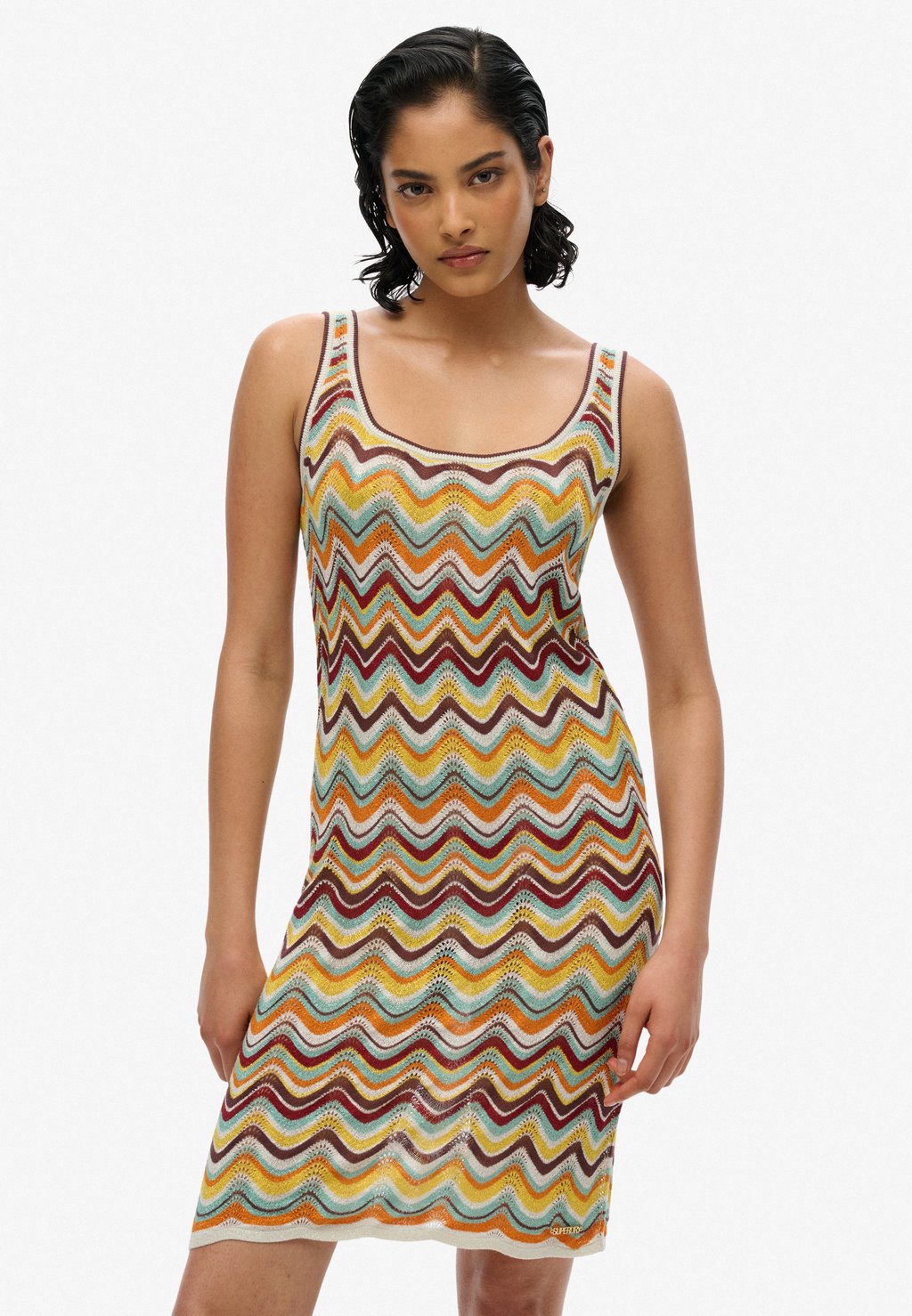 

Платье-джемпер ZIG ZAG Superdry, зеленый