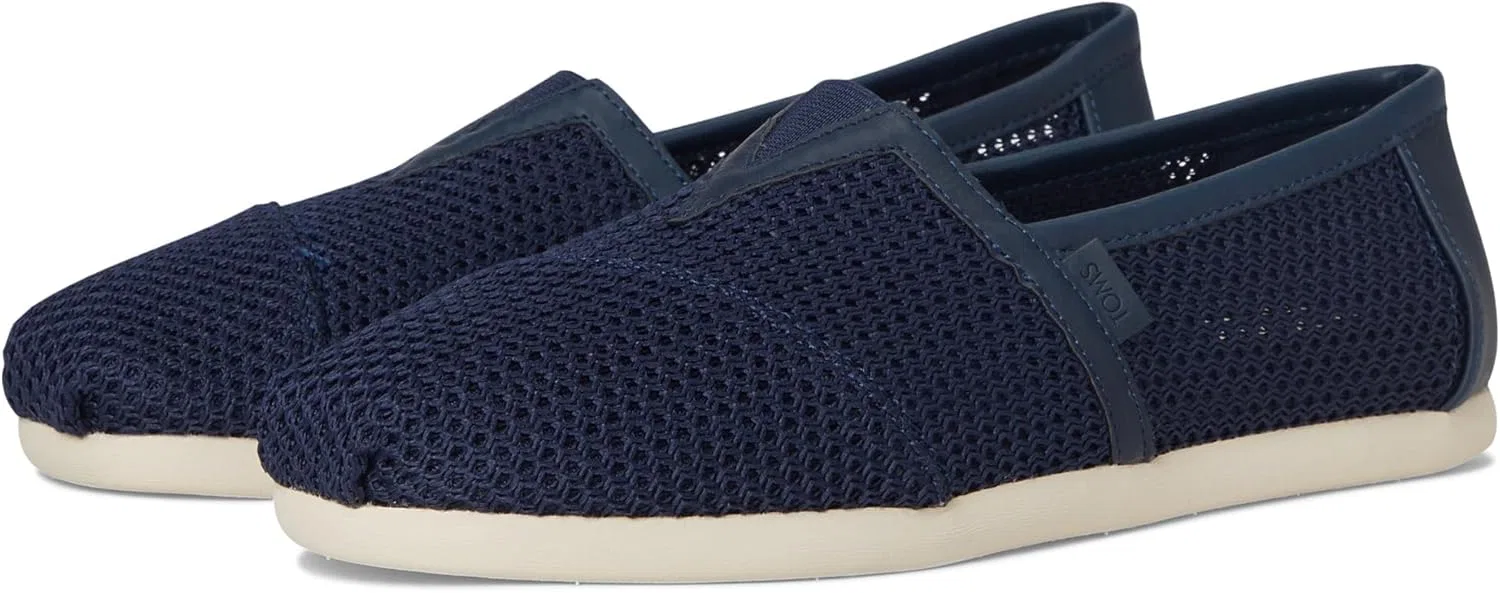 Лоферы с парусиной TOMS, Navy