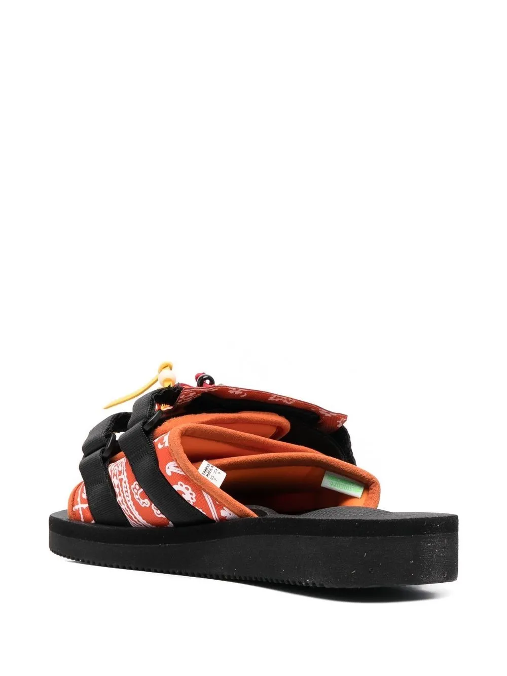 Шлепанцы Moto с бахромой из коллаборации с Suicoke Alanui X Suicoke, оранжевый — фото 3