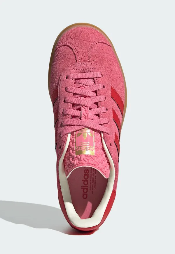 Кроссовки gazelle bold унисекс Adidas Originals, Rose Tone Better Scarlet Cream White — фото 3