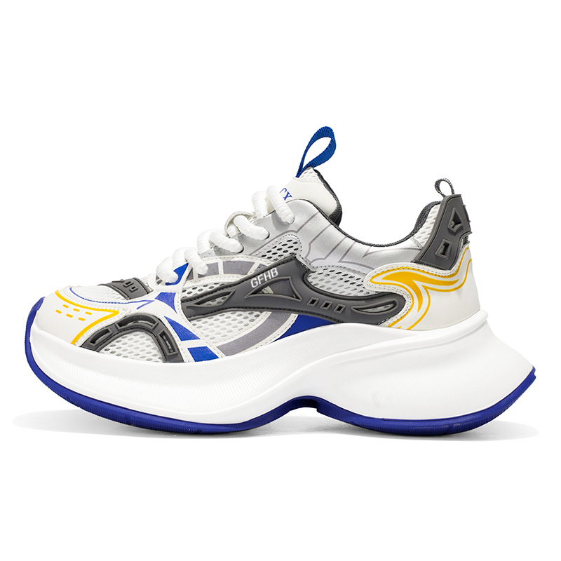 

Амортизирующие устойчивые к истиранию дышащие низкие детские повседневные кроссовки для подростков Kung Fu partners, белый