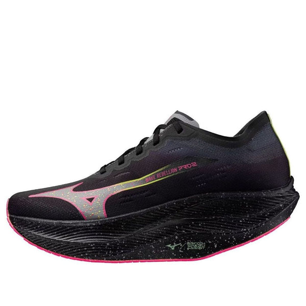 

Кроссовки wave rebellion pro 2 'black silver pink tetra' Mizuno, черный