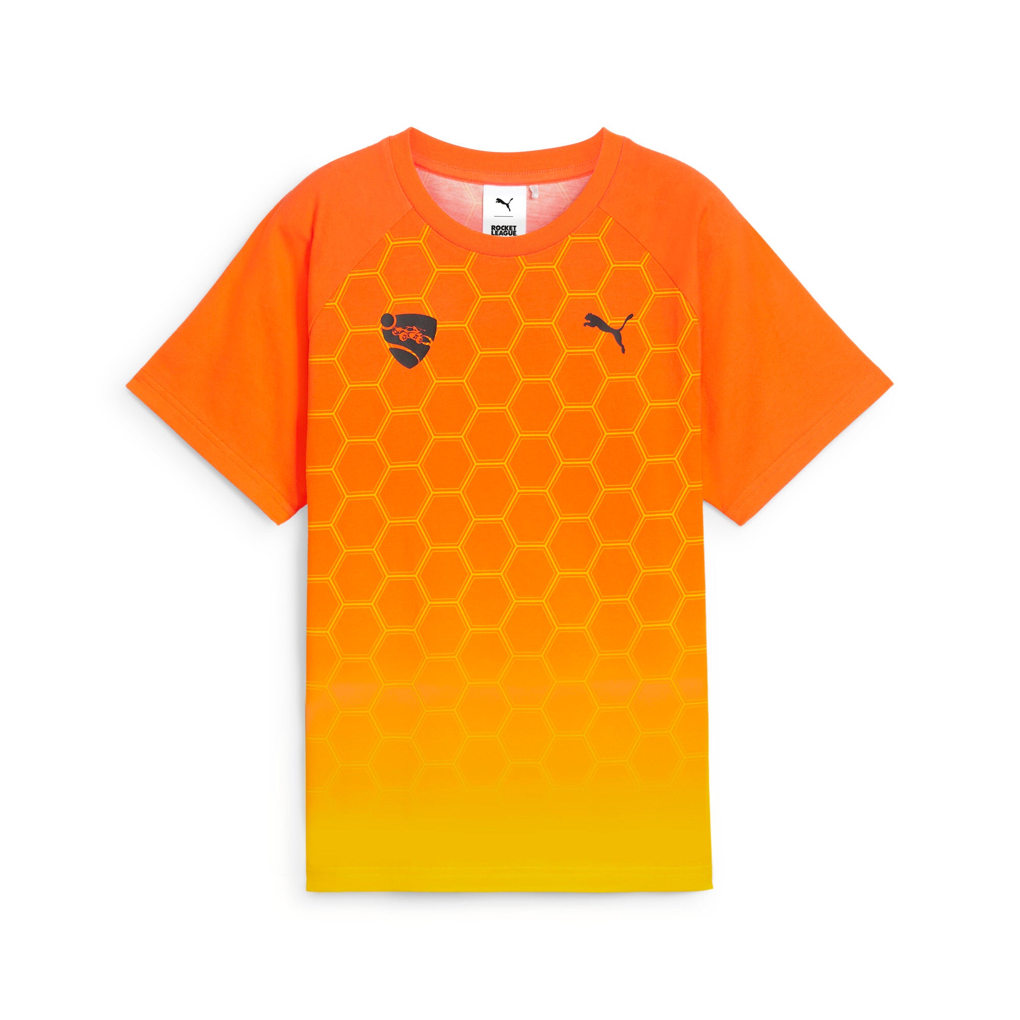 

Футболка PUMA Men's x ROCKET LEAGUE Youth с принтом по всей поверхности, цвет flame flicker
