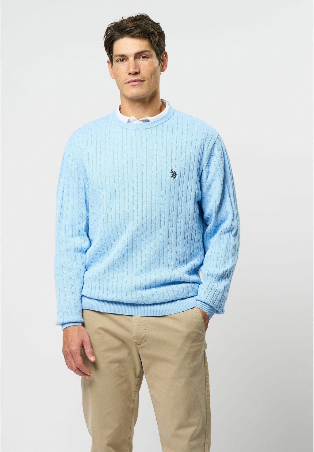 

Джемпер U.S. Polo Assn., светло-голубой
