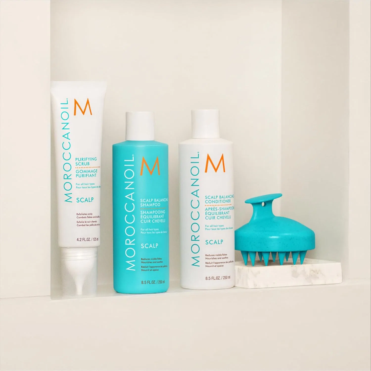 Массажная щетка для кожи головы от Moroccanoil Moroccanoil — фото 2
