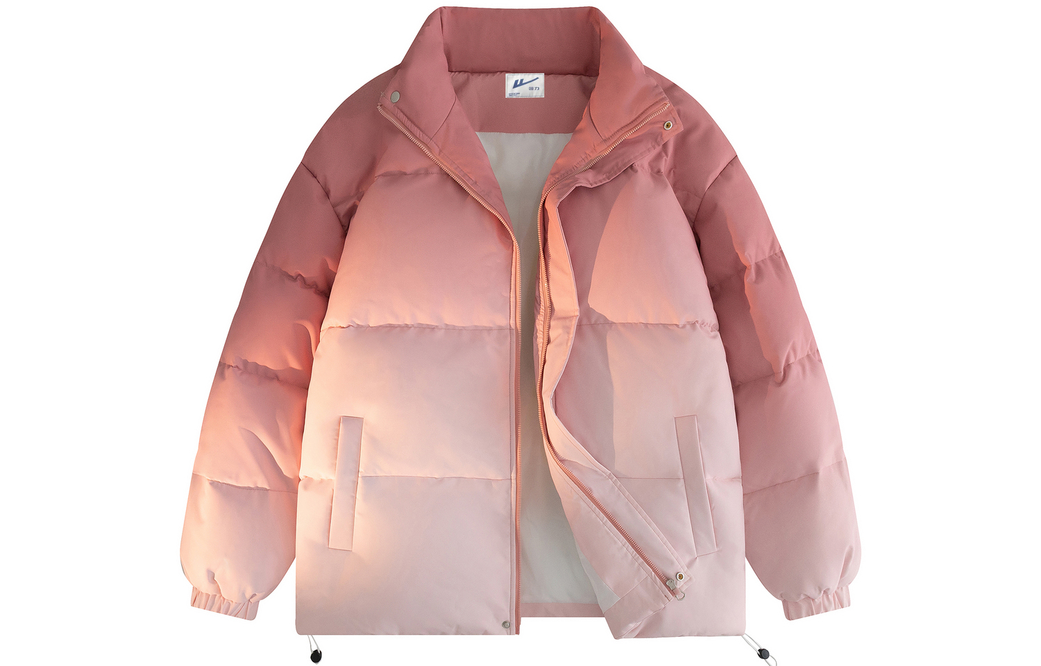 

WARRIOR Пуховик Unisex, Pink[Stand Collar]