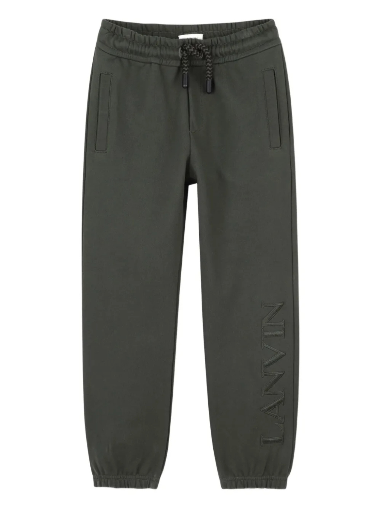 

Lanvin Enfant спортивные брюки с эластичным поясом, зеленый