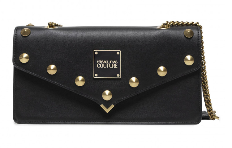 

VERSACE JEANS COUTURE Женская сумка через плечо из искусственной кожи черного цвета