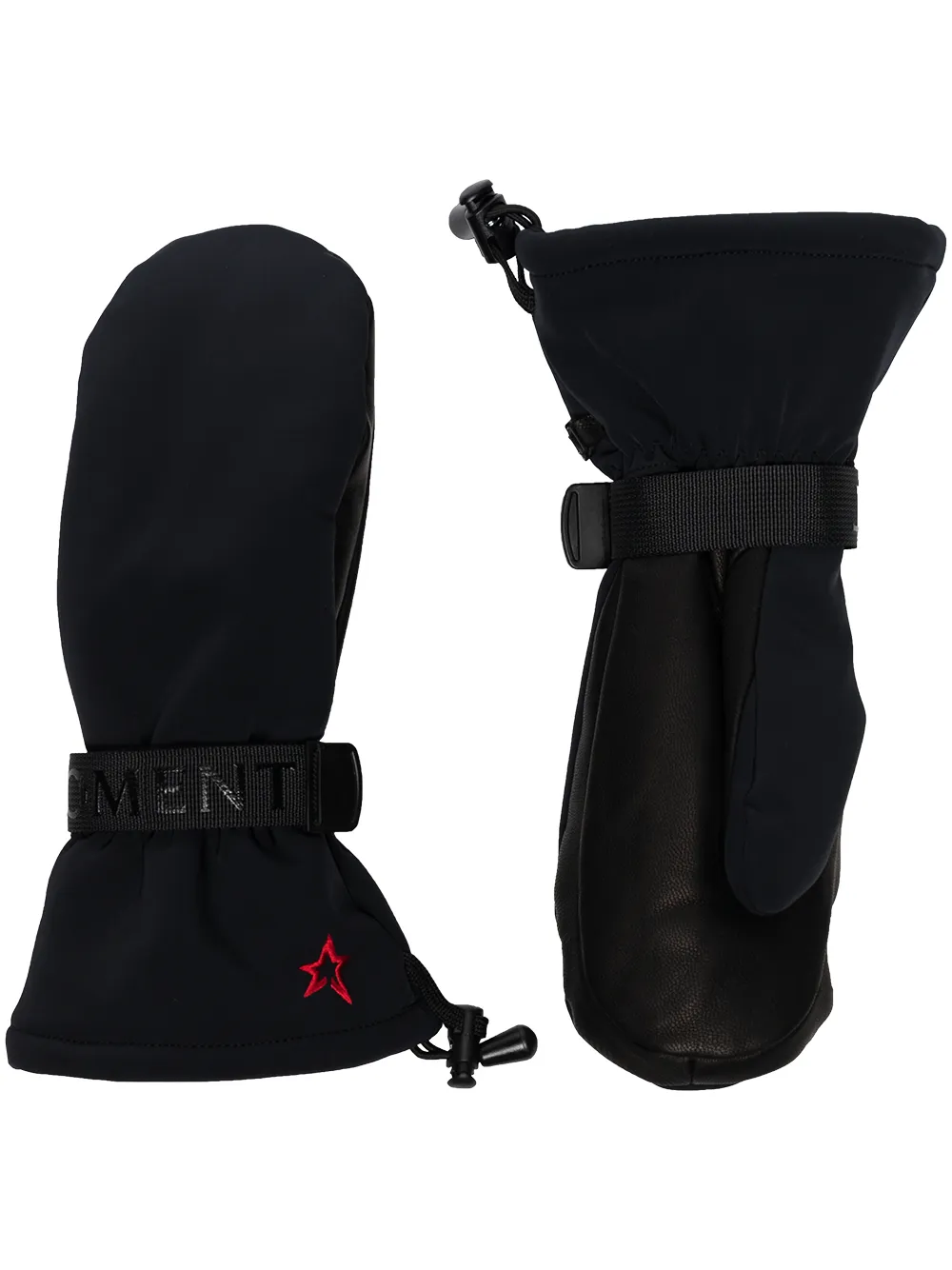 

Дутые варежки Davos с вышитым логотипом Perfect Moment, черный