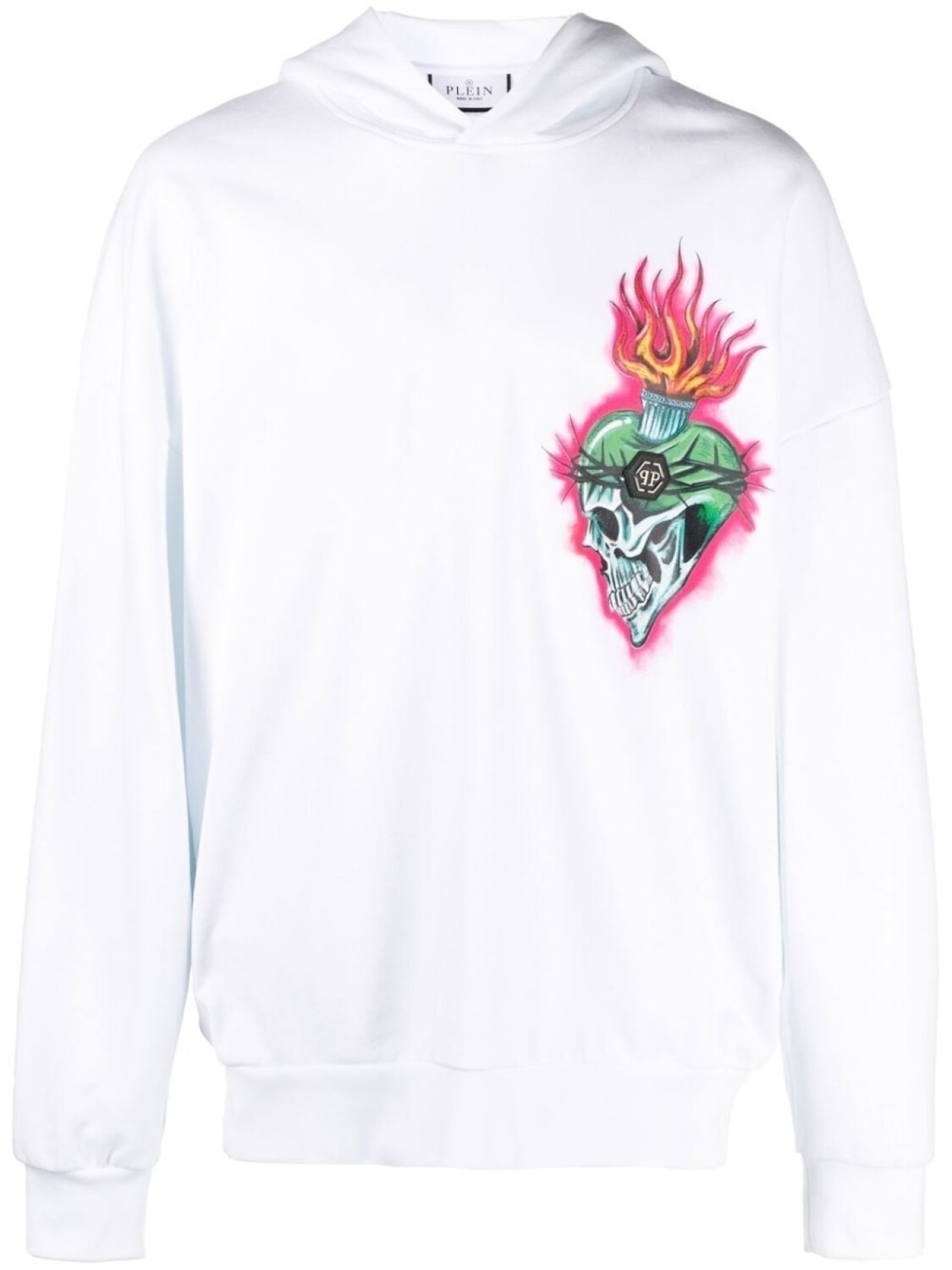 

Худи Love Tattoo Philipp Plein, белый