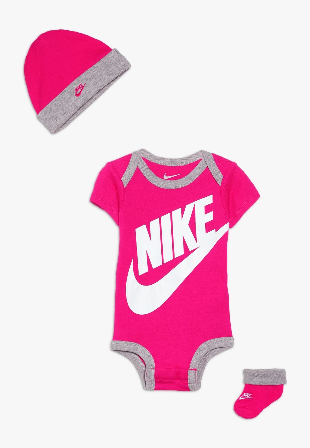

Боди FUTURA LOGO HAT BOOTIE BABY SET Nike Sportswear, цвет rush pink