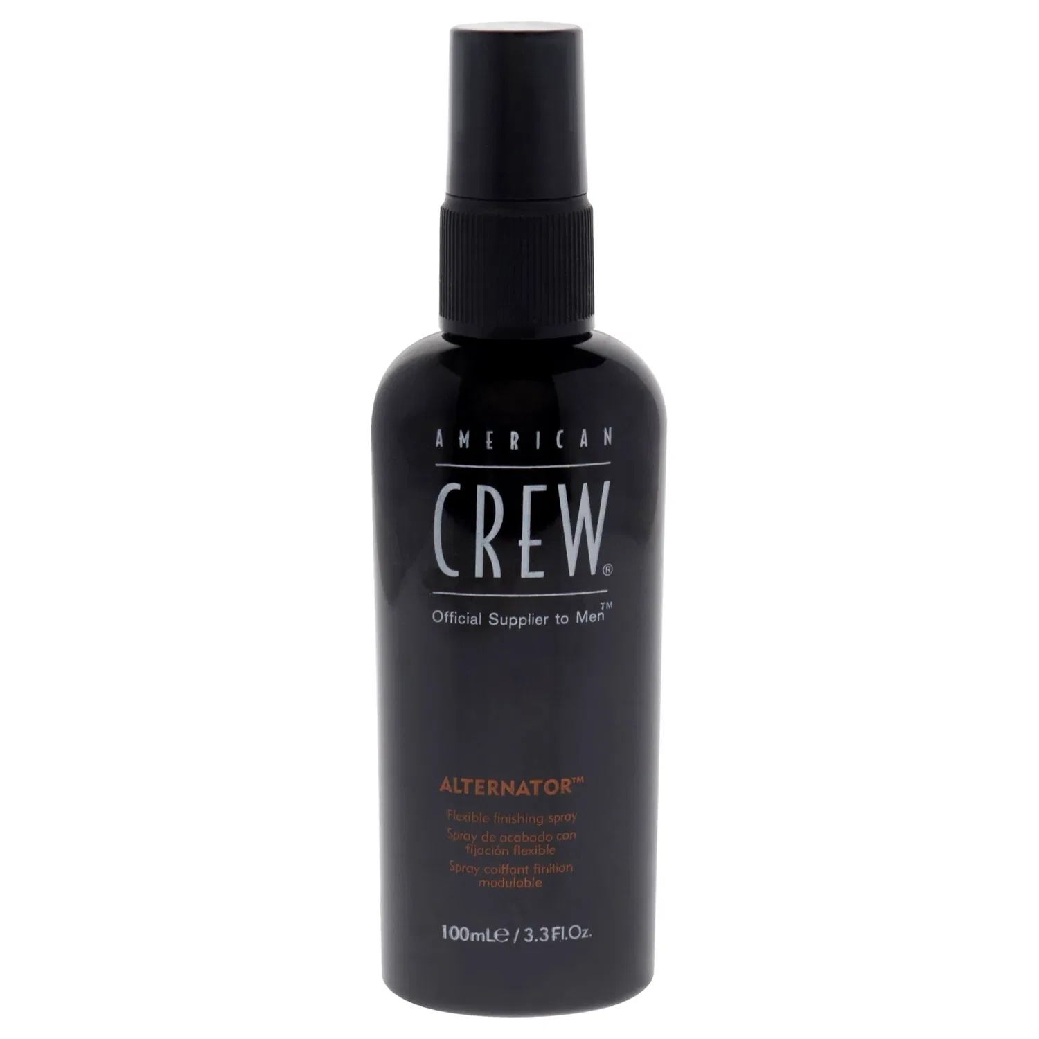 Спрей для укладки и фиксации волос Alternator Flexible Styling and Finishing Spray от American Crew для мужчин - 3,3 унции (95 мл), Clear