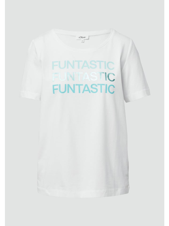 

Футболка в цвете 01D1_white s.Oliver, Белый, Футболка в цвете 01D1_white s.Oliver