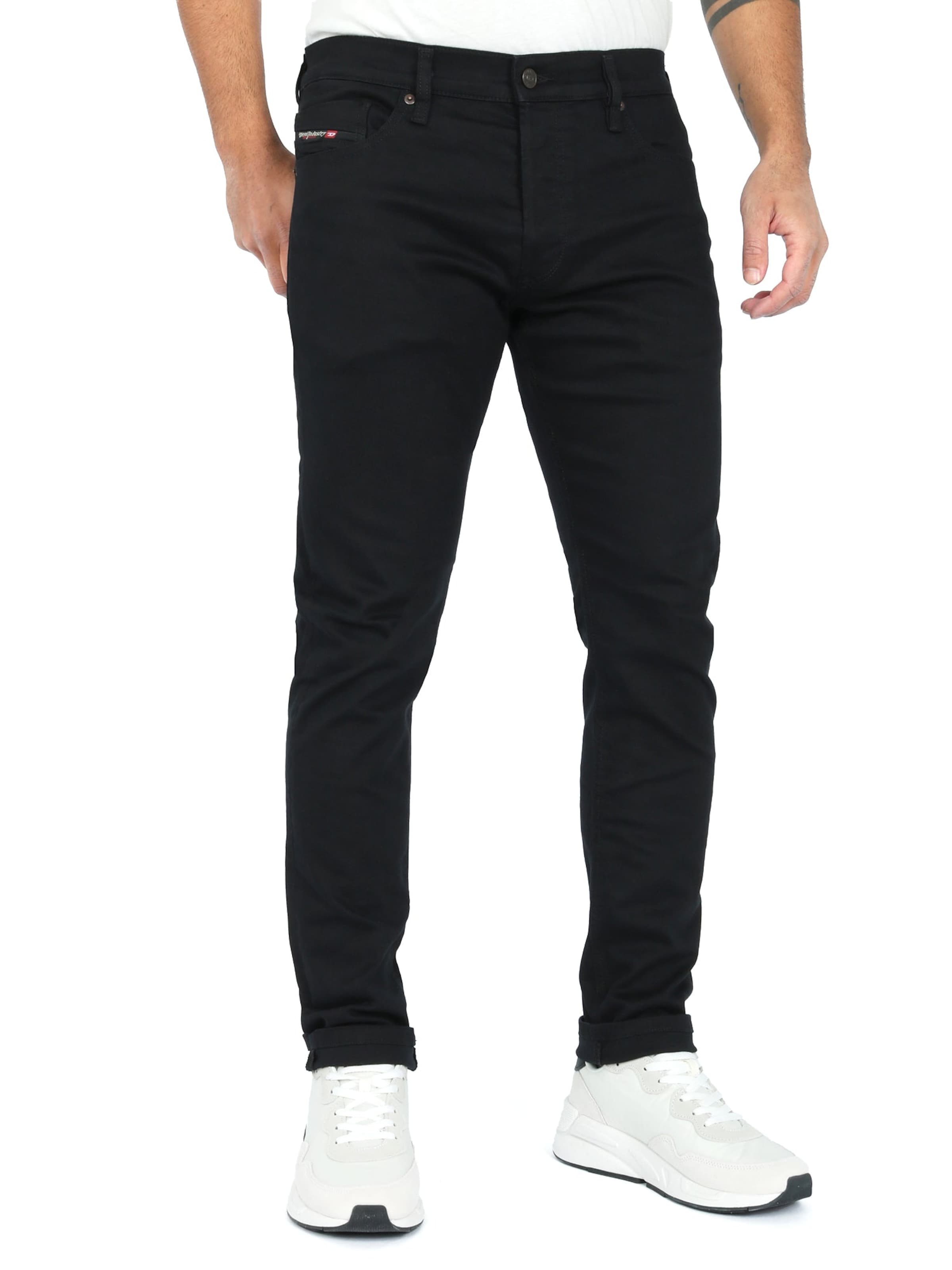 DIESEL Джинсы Slim fit 'Tepphar-X' в черном дениме — фото 3