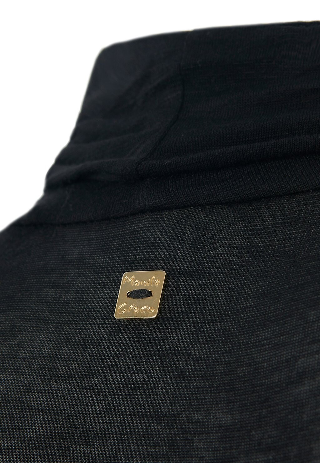 

Топ с длинными рукавами RUCHED TURTLENECK Manila Grace, черный