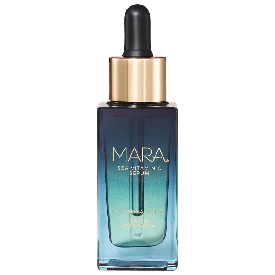 

Сыворотка с морским витамином С для осветления темных пятен и покраснений с водорослями. MARA, 1 oz /30 mL