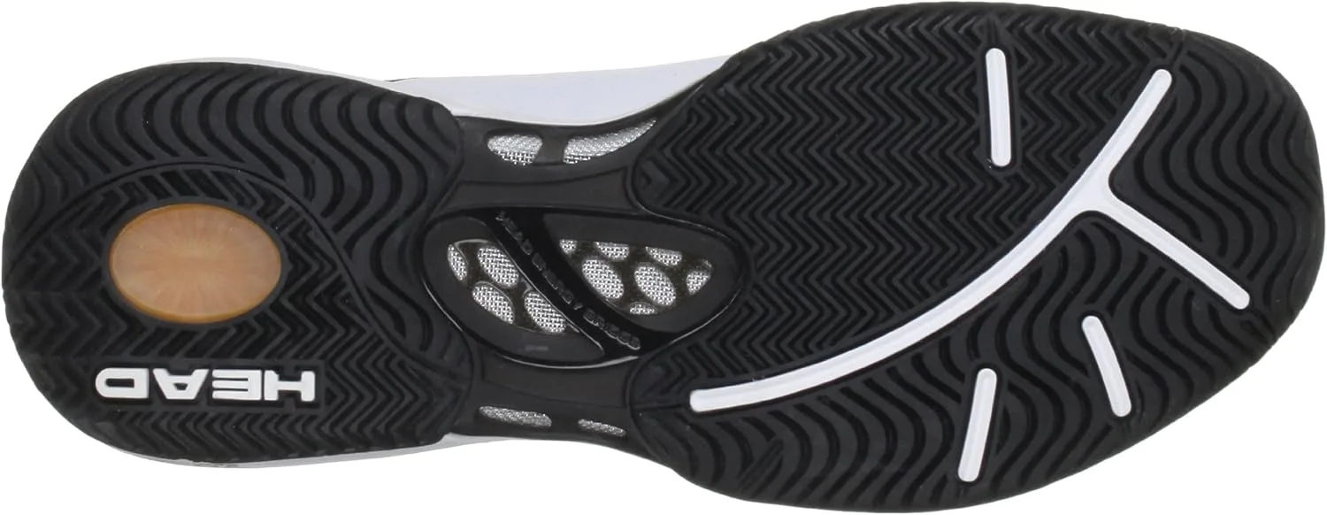 Мужские теннисные кроссовки HEAD Motion Pro, белый/черный/красный — фото 4
