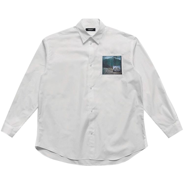 

Рубашка Undercover Logo Patch Shirt 'White', белый