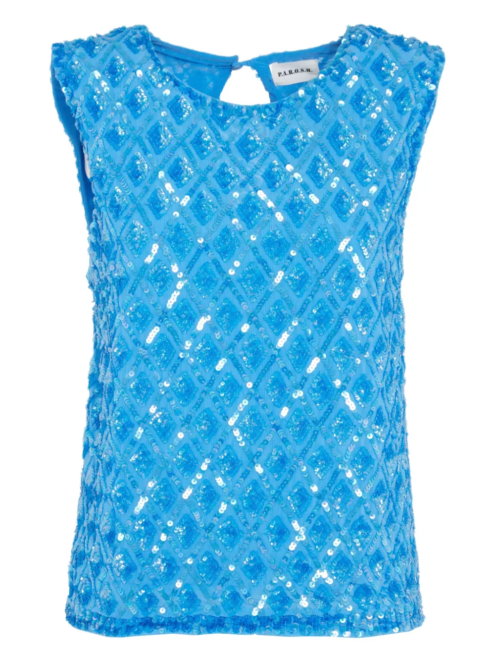 

Топ с пайетками P.A.R.O.S.H., синий